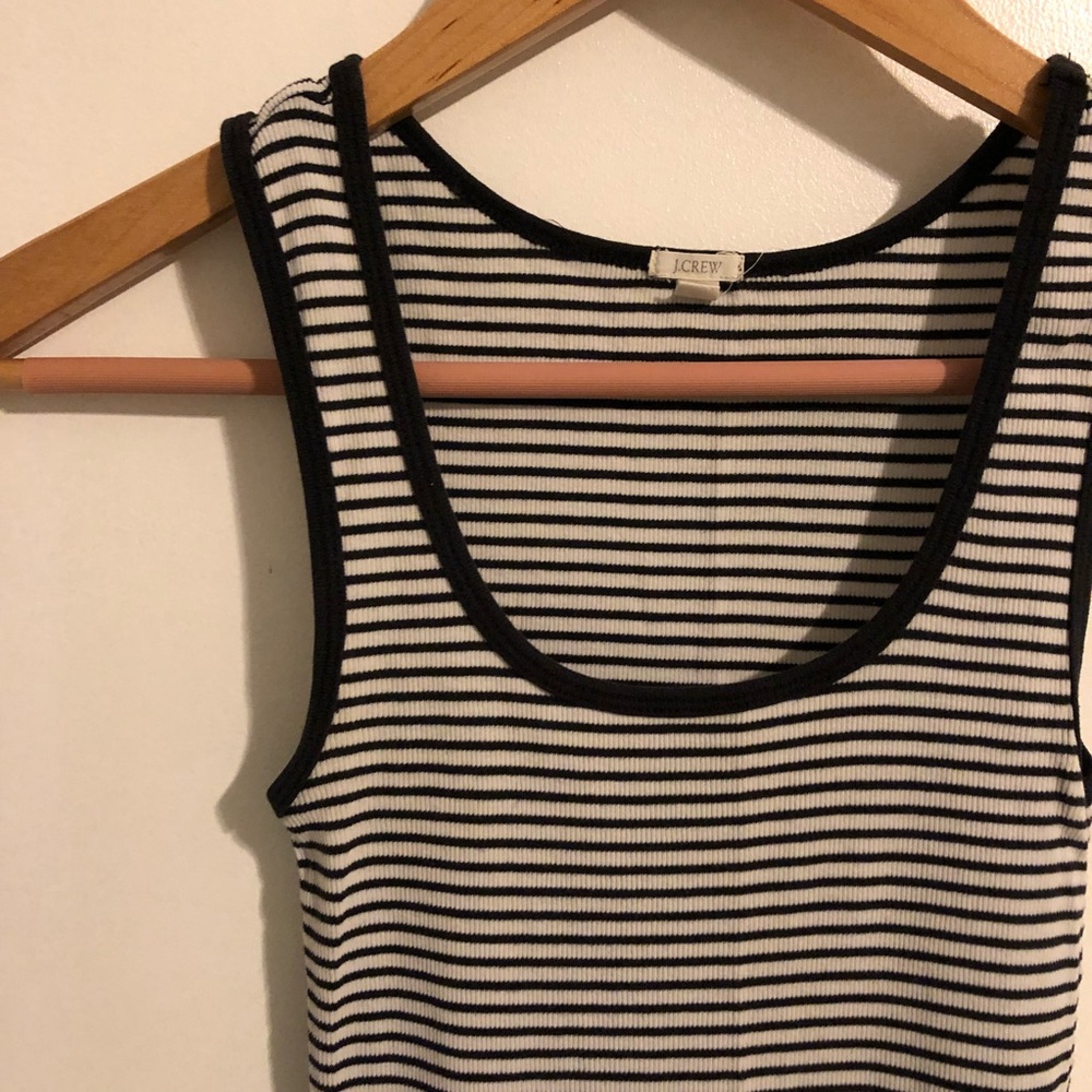 JCrew Striped Ribbed Tank - Picture 4 of 5